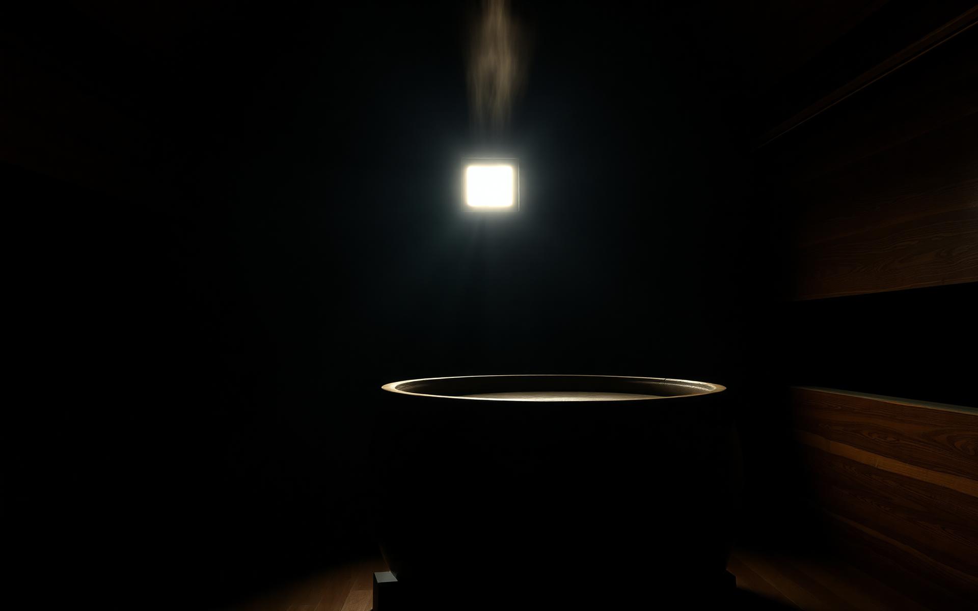 Große Taiko-Trommel im warmen Licht
